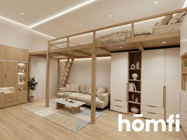 KAWALERKA Z ANTRESOLĄ NA BAŁUTACH - Mieszkanie - Sprzedaż - Łódź, Bałuty