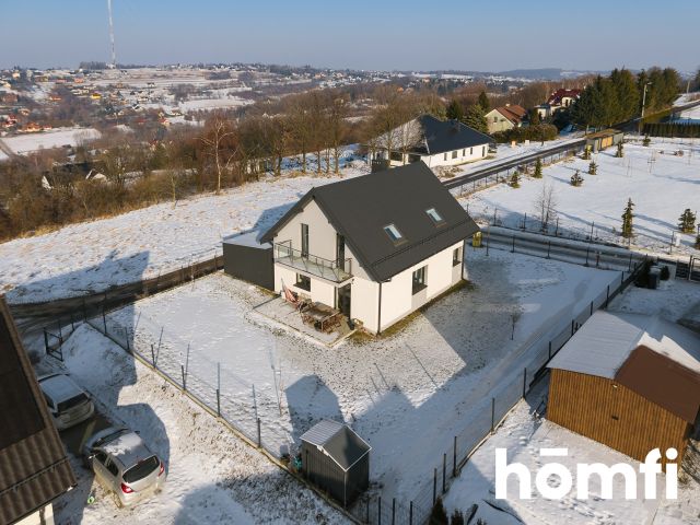 MODERN FAMILY HOUSE WITH A VIEW ON THE TATRAS | 5 ROOMS | VIEWING PLOT | GARAGE | 5.79 AR PLOT | RACIBORSKO NEAR KRAKOW - House - Sale - Wielicki, Wieliczka / Raciborsko