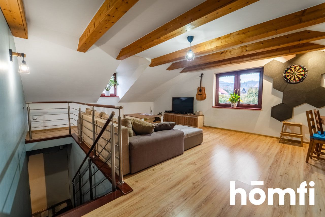 Dom w Wilkowicach | ogród | widok na góry | 160 m2 - Dom - Sprzedaż - Bielski, Wilkowice