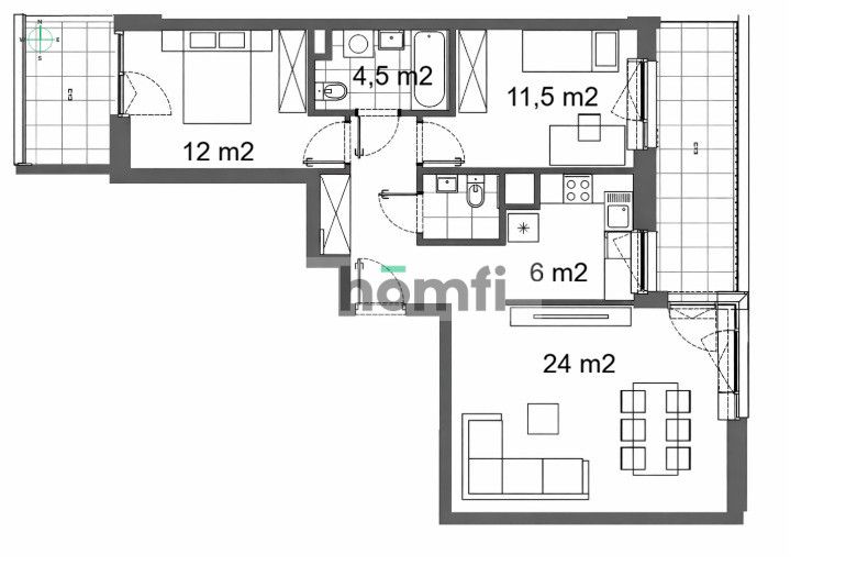 3 pokoje | Warszawski Świt | parking - Mieszkanie - Wynajem - Warszawa, Targówek / Bródno