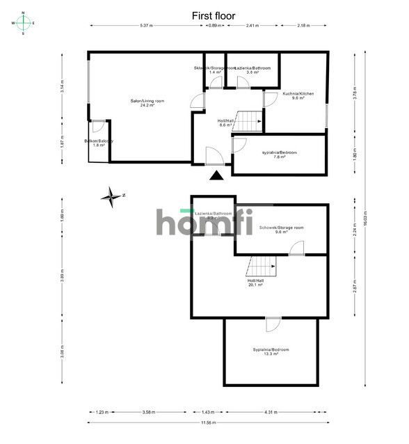 two-story apartment - Квартира - Продаж - Oławski, Oława