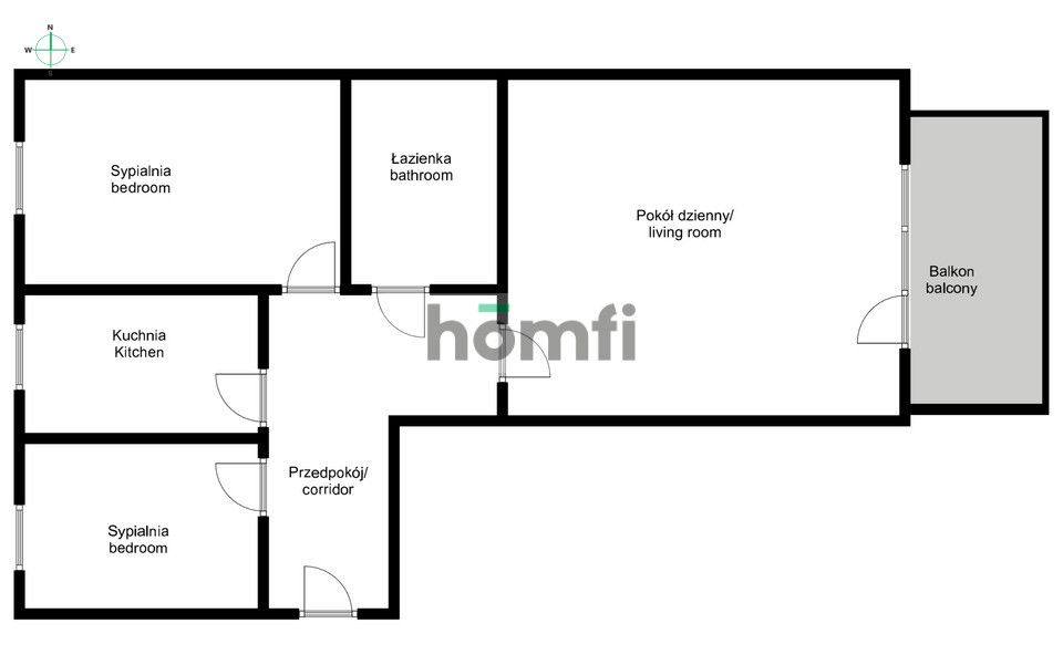 For rent 2 room apartment Ludwinów ICE - Квартира - Оренда - Kraków, Podgórze / Ludwinów