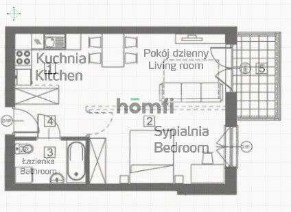 Gotowe do wejścia - nowoczesne 2‑pokojowe mieszkanie 42 m² w Krakowie – ul. Dąbska, Dąbie Plaza! - Mieszkanie - Sprzedaż - Kraków, Śródmieście / Dąbie