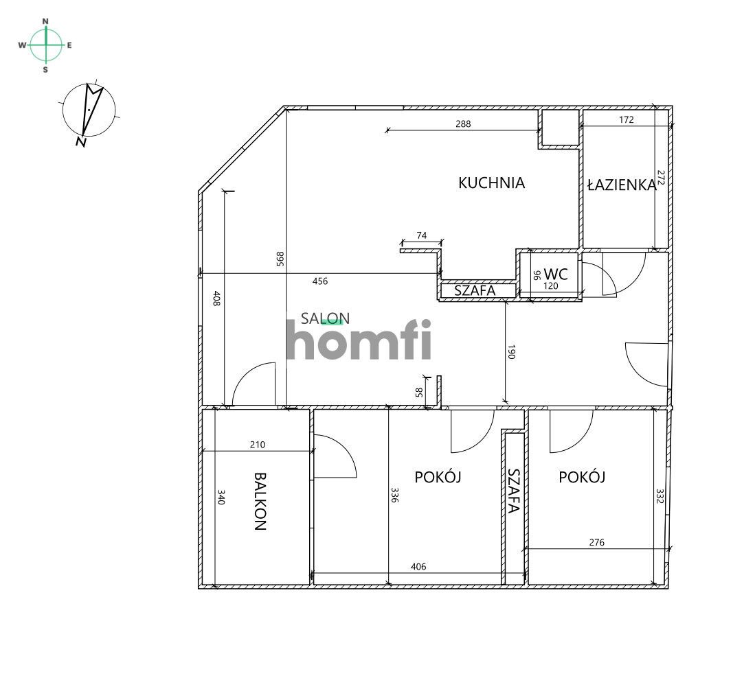 Nowoczesne 3 pokoje z balkonem w Turce - Mieszkanie - Sprzedaż - Lubelski, Wólka / Turka