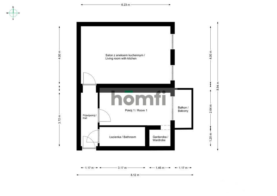 PRZESTRONNE 2 POKOJE W CENTRUM BYTOMIA - Mieszkanie - Wynajem - Bytom, Centrum