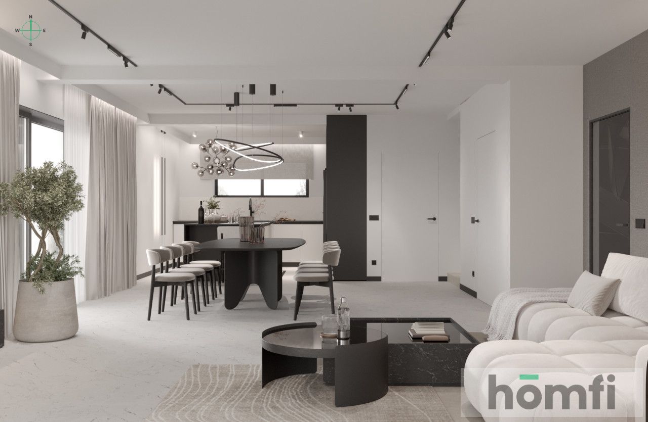 Nowoczesny dom w zabudowie bliźniaczej na sprzedaż | Libertów | Duże okna HS | Pompa ciepła | Działka: 6 ar - Dom - Sprzedaż - Krakowski, Mogilany / Libertów