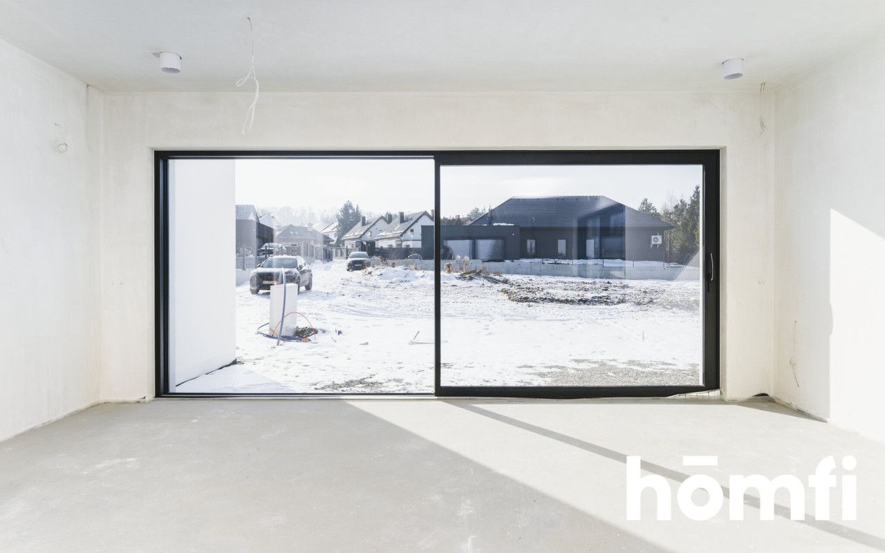 Nowoczesny dom w zabudowie bliźniaczej na sprzedaż | Libertów | Duże okna HS | Pompa ciepła | Działka: 6 ar - Dom - Sprzedaż - Krakowski, Mogilany / Libertów