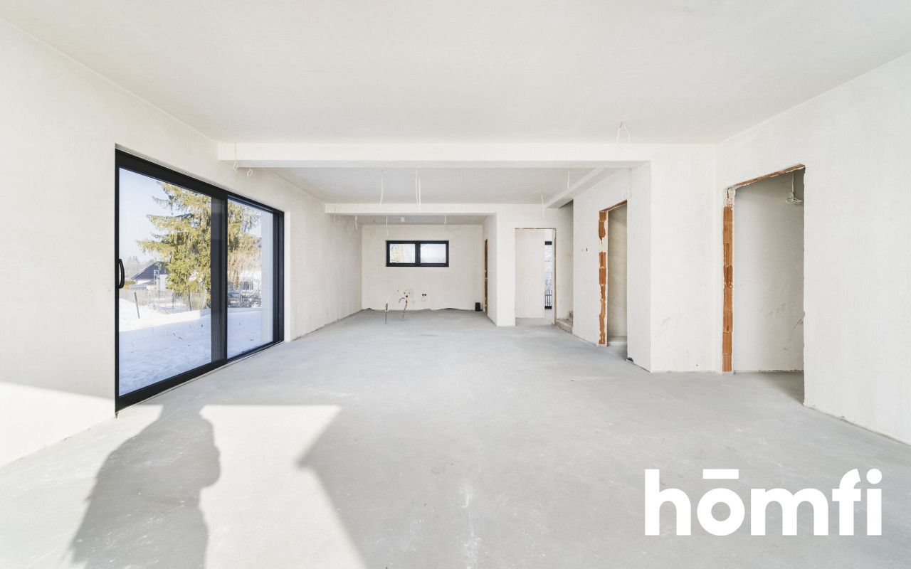 Nowoczesny dom w zabudowie bliźniaczej na sprzedaż | Libertów | Duże okna HS | Pompa ciepła | Działka: 6 ar - Dom - Sprzedaż - Krakowski, Mogilany / Libertów