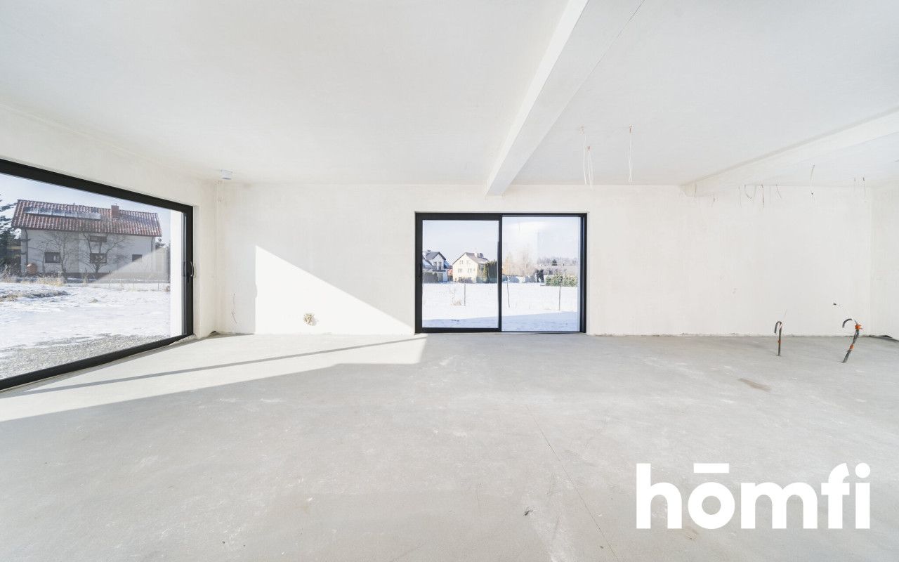 Nowoczesny dom w zabudowie bliźniaczej na sprzedaż | Libertów | Duże okna HS | Pompa ciepła | Działka: 6 ar - Dom - Sprzedaż - Krakowski, Mogilany / Libertów