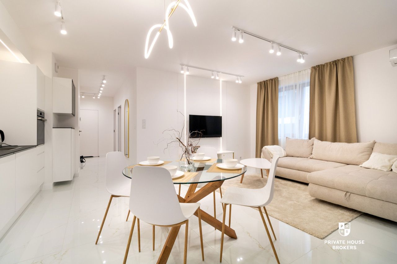 New-Sunny 3-room apartment with a terrace |Grzegórzki - Apartment - Rent - Kraków, Śródmieście / Grzegórzki