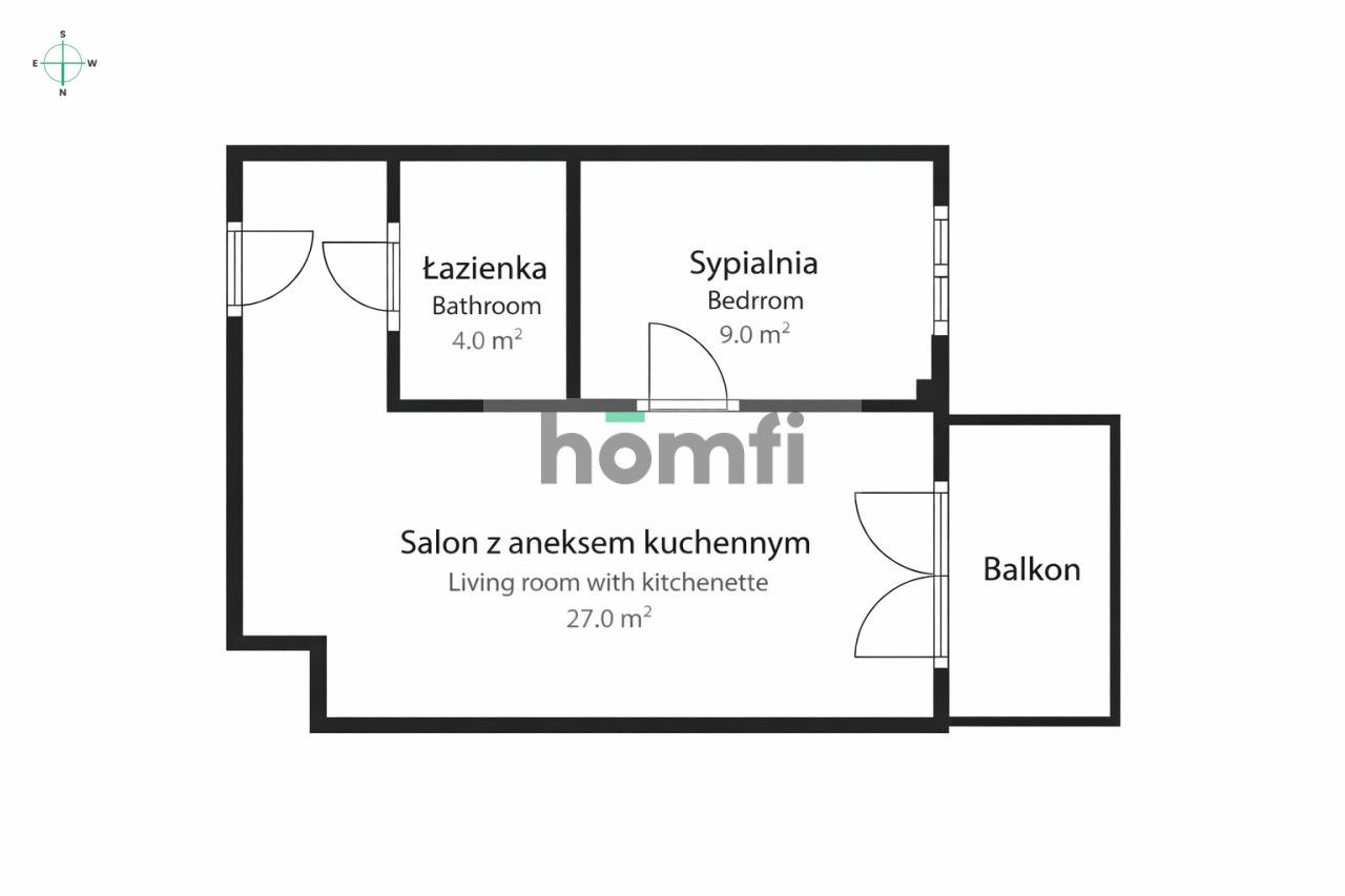 2 pokoje | Balkon | Garaż | Komórka lokatorska | Legnicka 33 - Mieszkanie - Wynajem - Wrocław, Stare Miasto / Szczepin