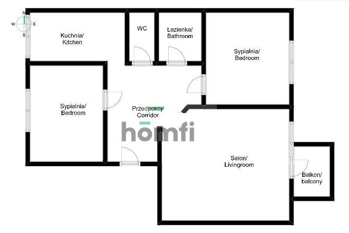 Do wynajęcia 3 pokojowe mieszkanie , Pachońskiego - Mieszkanie - Wynajem - Kraków, Krowodrza / Prądnik Biały