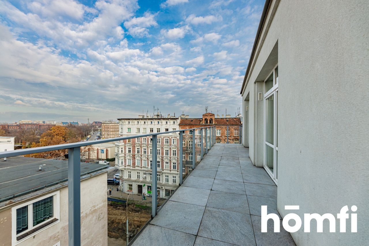 STUDIO Z TARASEM PRZY POMORSKIEJ - Mieszkanie - Wynajem - Wrocław, Śródmieście / Nadodrze