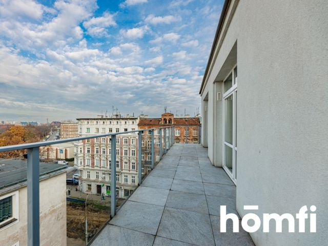 STUDIO Z TARASEM PRZY POMORSKIEJ - Apartment - Rent - Wrocław, Śródmieście / Nadodrze