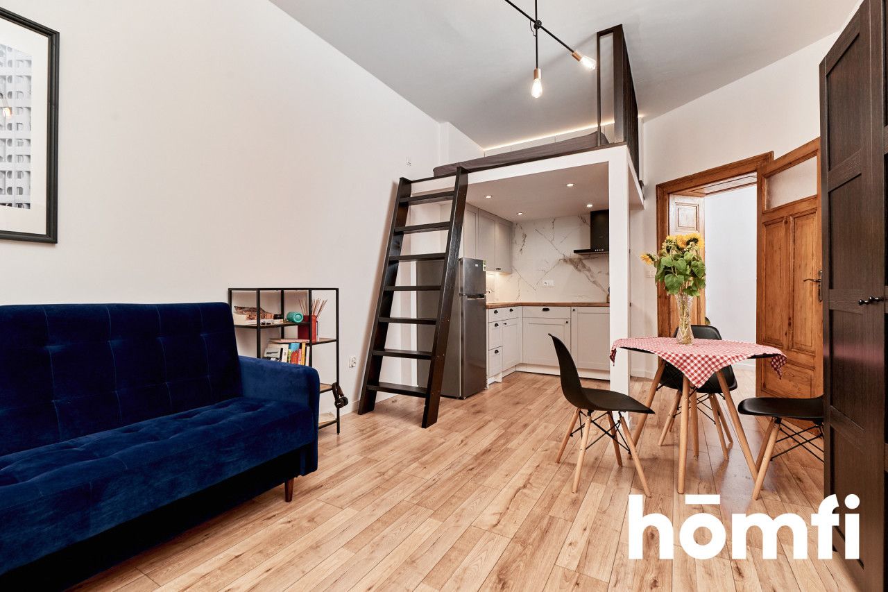 STUDIO Z ANTRESOLĄ PRZY PERECA - Mieszkanie - Wynajem - Wrocław, Fabryczna