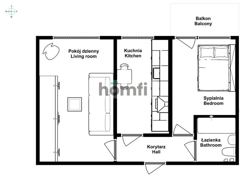 2-POKOJE NA SZCZEPINIE BLISKO CENTRUM - Квартира - Оренда - Wrocław, Stare Miasto / Szczepin