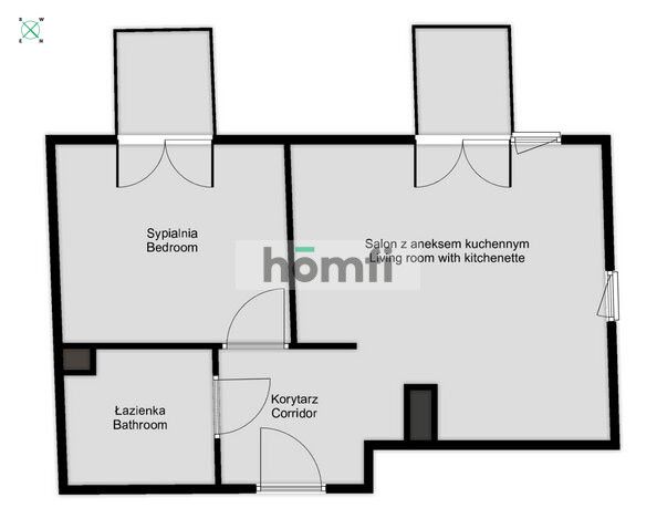 2 pokoje | 2 balkony | wysoki standard - Mieszkanie - Sprzedaż - Kraków, Zabłocie