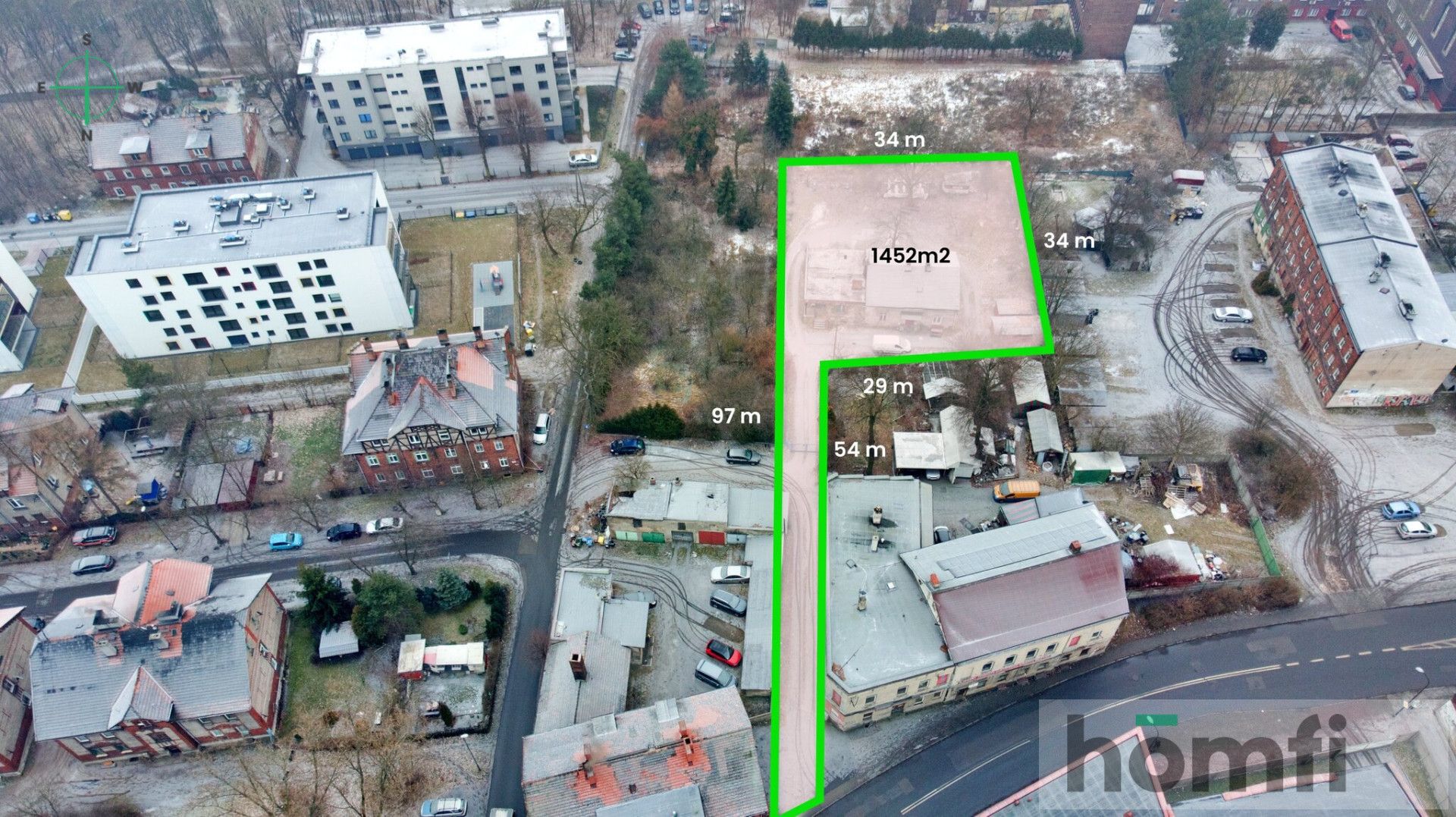 property with immense potential, very heart of Zabrze. - Plot - Sale - Zabrze, Centrum Północ