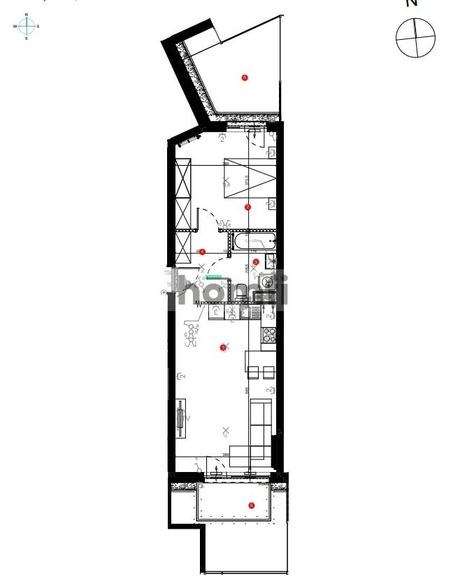 2-room apartment 50m2 with garden Drabika St. - Квартира - Оренда - Wrocław, Krzyki / Jagodno
