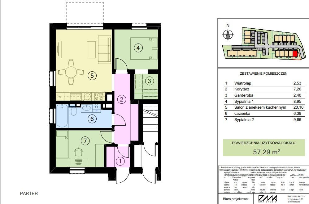 3 rooms Apartment, Jasło/Sobniów, , 2nd floor, ready for 2027 - Квартира - Продаж - Jasielski, Jasło / Sobniów