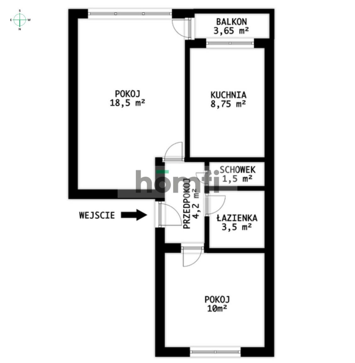 IDEAL FOR INVESTMENT 2-ROOM APARTMENT - Apartment - Sale - Rzeszów, Śródmieście