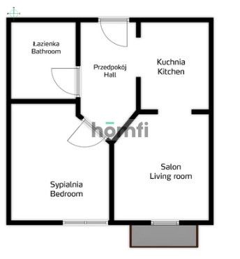 Gotowe do zamieszkania 2-pokojowe mieszkanie z balkonem i garażem podziemnym - Mieszkanie - Wynajem - Kraków, Krowodrza / Górka Narodowa