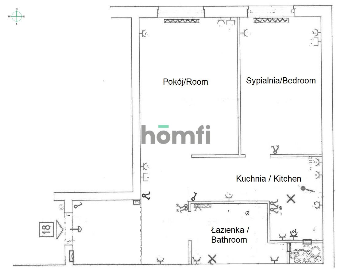 Mieszkanie 2-pok. przy ul. Morskiej Grabówek - Mieszkanie - Wynajem - Gdynia, Grabówek