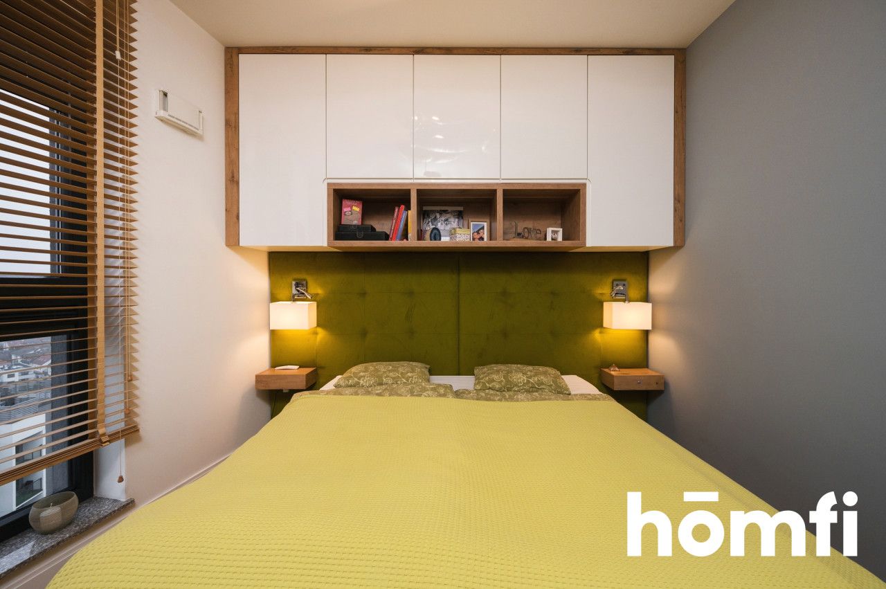 Finished in high standard, 3 room unique apartment on the last, 14th floor with a breathtaking view on the city. Underground parking space and large storage room with the apartment - Mogilska 120 St. | Grzegórzki - Квартира - Продаж - Kraków, Śródmieście