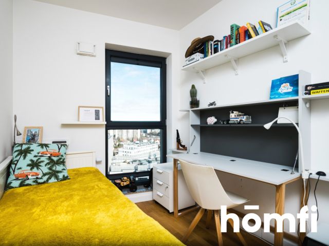 Wykończone w wysokim standardzie, 3 pokojowe mieszkanie na ostatnim, 14-tym piętrze z zapierającym dech w piersiach widokiem na miasto. Duże miejsce w garażu podziemnym i komórka lokatorska razem z mieszkaniem - ul. Mogilska 120 | Grzegórzki - Mieszkanie - Sprzedaż - Kraków, Śródmieście