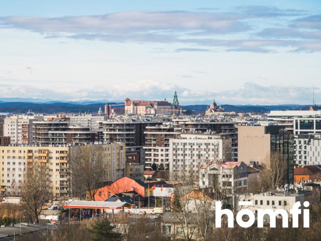 Wykończone w wysokim standardzie, 3 pokojowe mieszkanie na ostatnim, 14-tym piętrze z zapierającym dech w piersiach widokiem na miasto. Duże miejsce w garażu podziemnym i komórka lokatorska razem z mieszkaniem - ul. Mogilska 120 | Grzegórzki - Mieszkanie - Sprzedaż - Kraków, Śródmieście