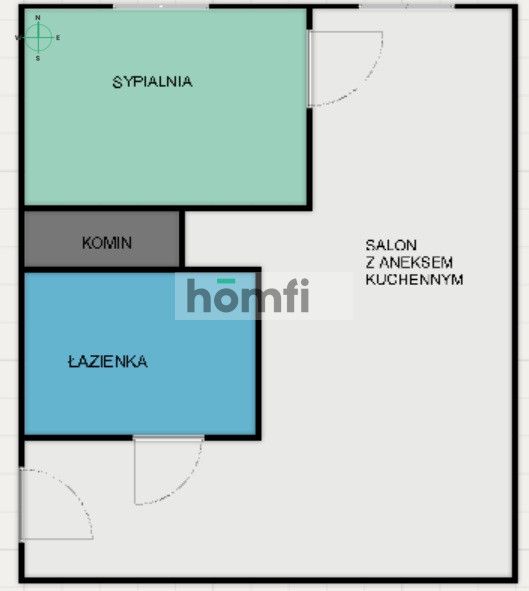 2-room apartament, MARSZAŁKOWSKA, after MAJOR renovation in 2018 - Apartment - Sale - Rzeszów, Tysiąclecia