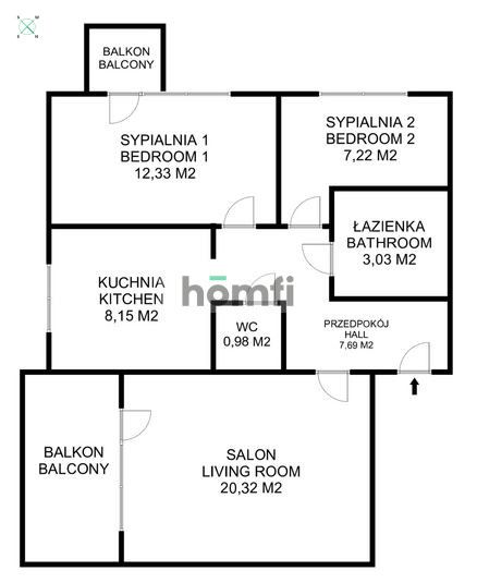WIDOKOWE 3 POK Z ODDZIELNĄ KUCHNIĄ | OSIEDLE 2 PUŁKU | CZYŻYNY | 2 BALKONY | PIWNICA - Mieszkanie - Sprzedaż - Kraków, Nowa Huta / Czyżyny