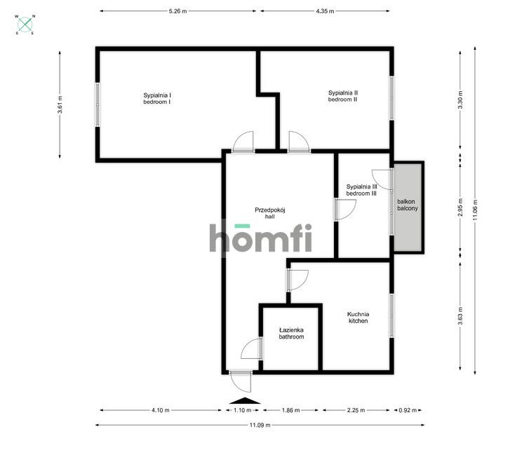 Apartment with 3 independent rooms and a separate kitchen - Квартира - Продаж - Kraków, Nowa Huta