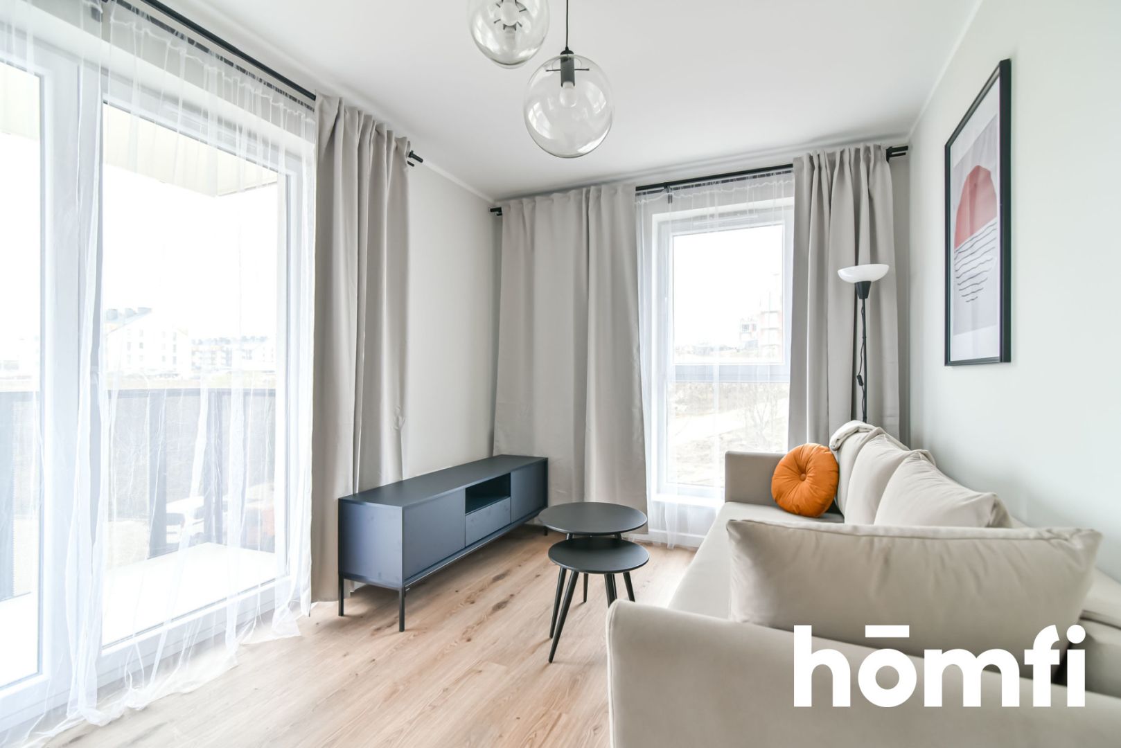 Modern 1-bedroom apartment with balcony | Gdansk os. Healthy - Квартира - Оренда - Gdańsk, Łostowice
