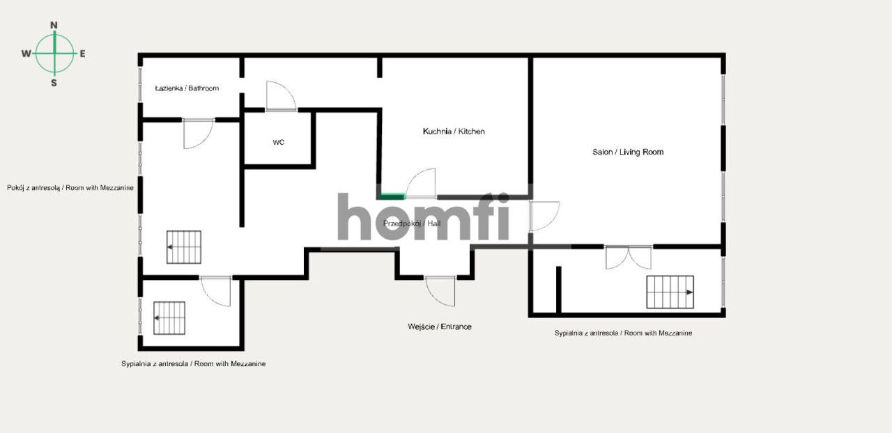 Spacious 96 m² in the Heart of Racibórz – 4 Rooms, 3 Mezzanines, Ground Floor - Apartment - Sale - Raciborski, Racibórz / Nowe Zagrody