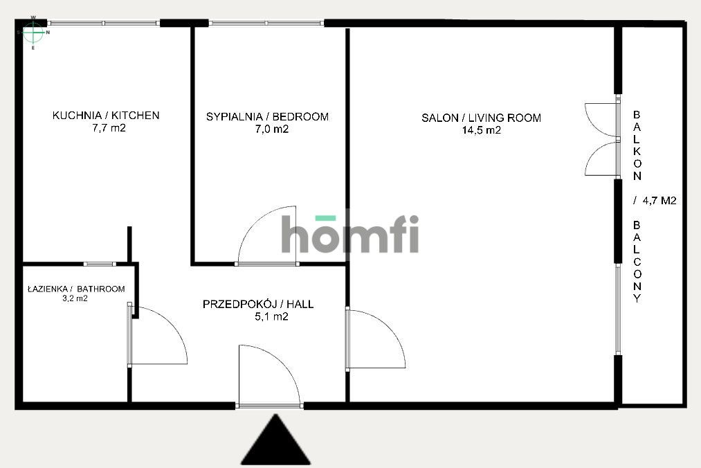 well-arranged apartment close to the center - Apartment - Sale - Toruń, Bydgoskie Przedmieście
