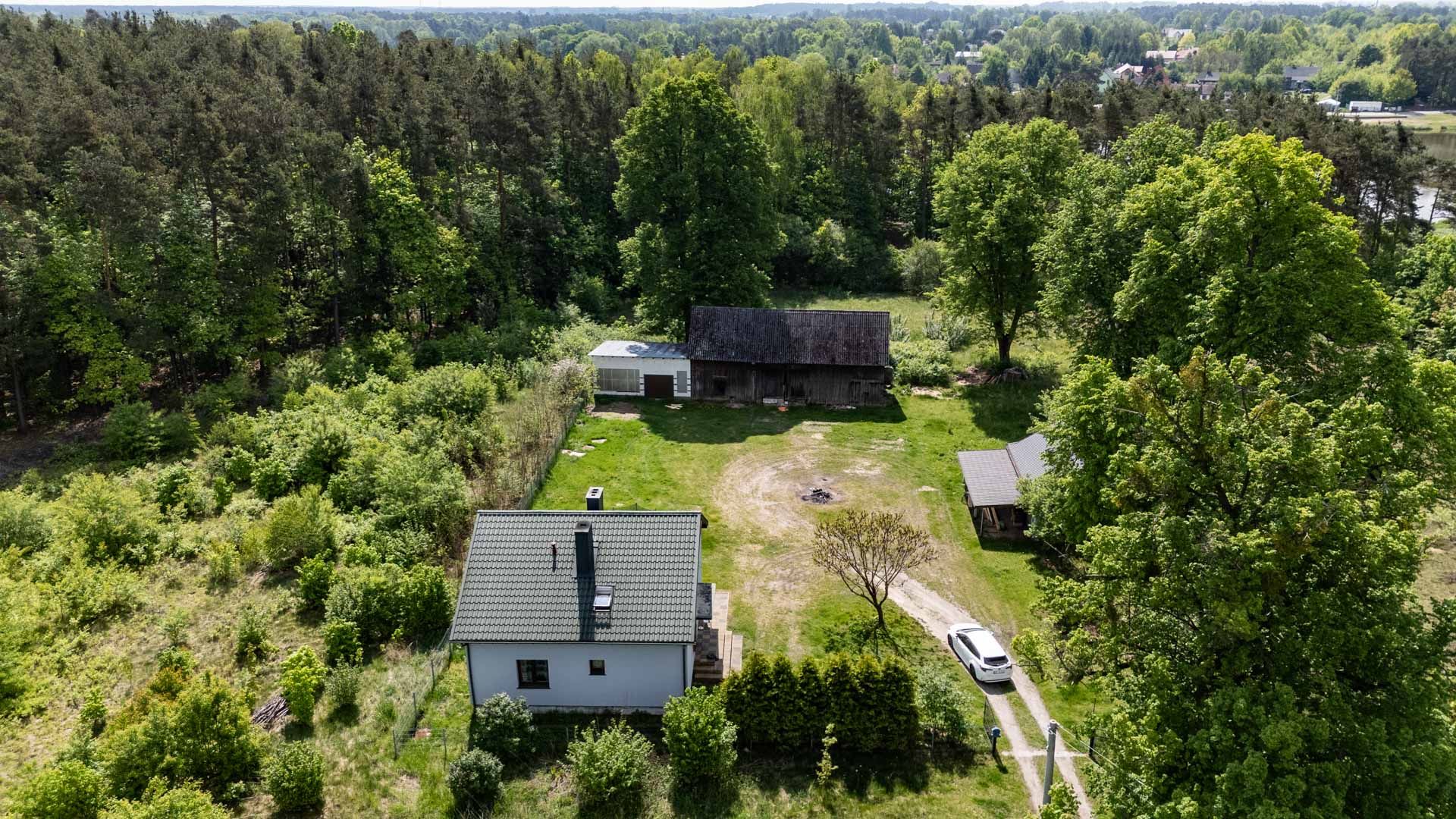 House with the farm by the reservoir in Siczki - House - Sale - Radomski, Jedlnia-Letnisko / Siczki