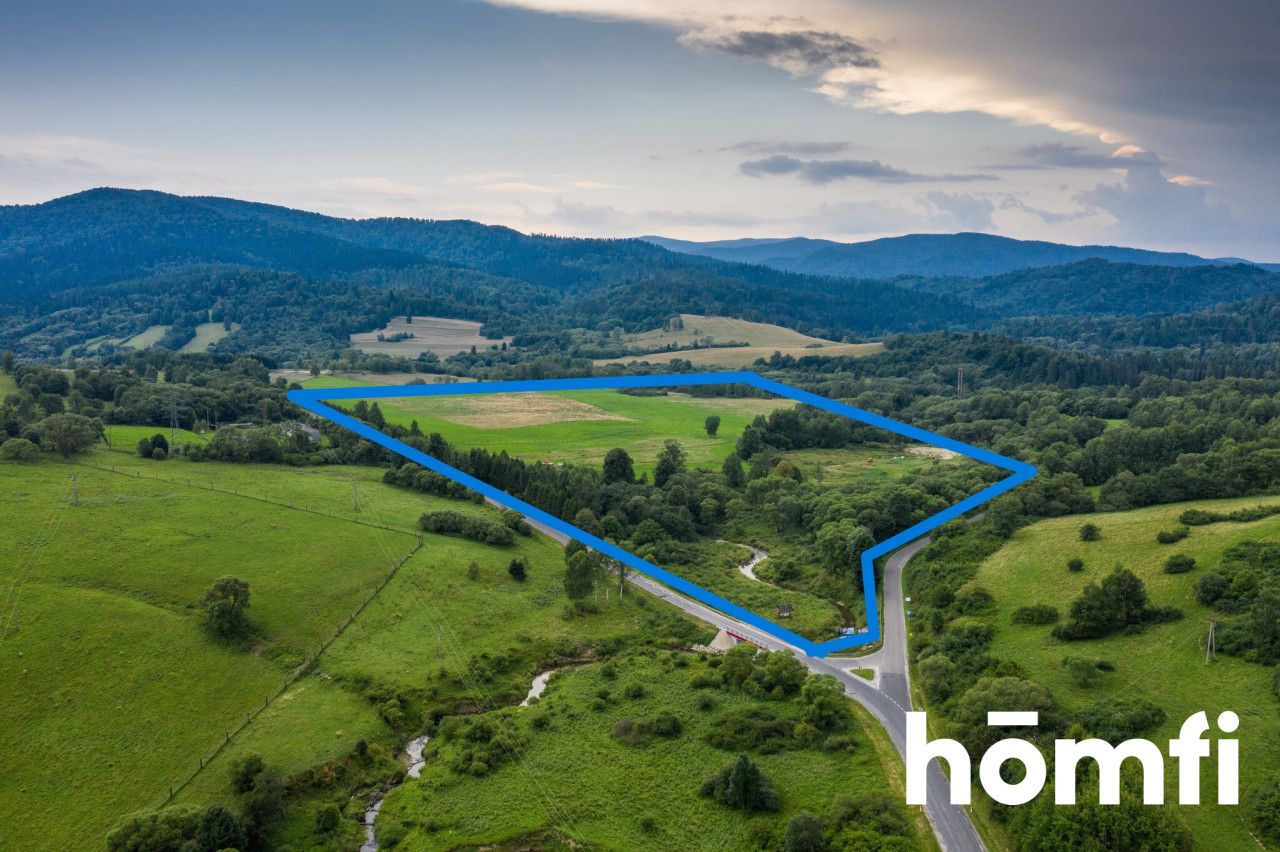 YOU WILL FALL IN LOVE! Plot with a view of Połoniny, 22 ha - Ділянка - Продаж - Bieszczadzki, Lutowiska / Smolnik