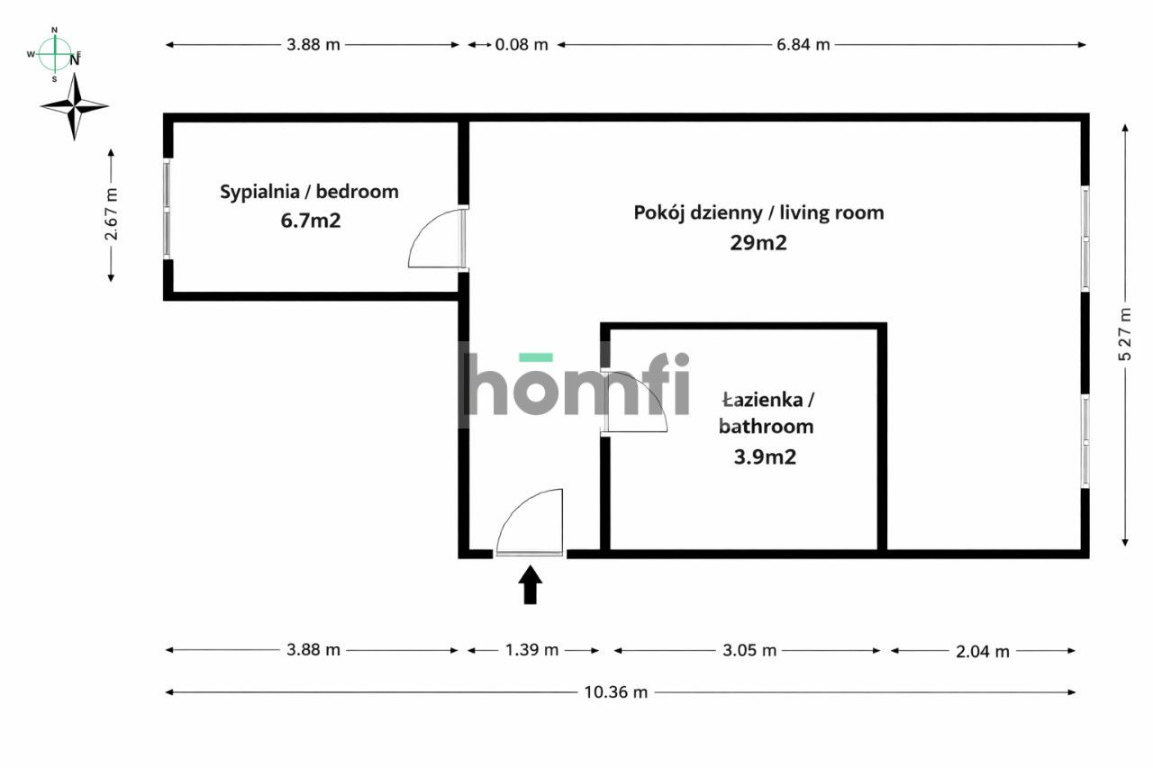 Two room apartment on Muranów - Apartment - Sale - Warszawa, Śródmieście / Muranów