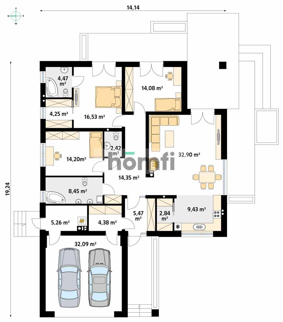 Beautiful, smart detached house with a swimming pool - House - Sale - Toruński, Łubianka / Zamek Bierzgłowski