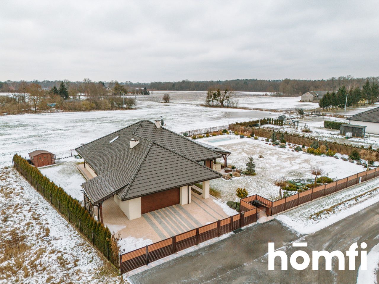 Beautiful, smart detached house with a swimming pool - House - Sale - Toruński, Łubianka / Zamek Bierzgłowski