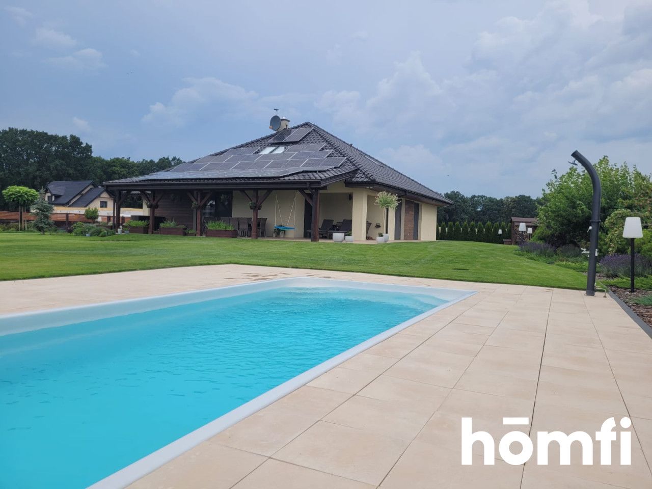 Beautiful, smart detached house with a swimming pool - House - Sale - Toruński, Łubianka / Zamek Bierzgłowski