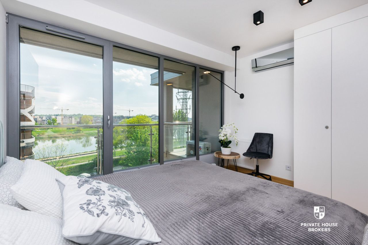 Luksusowy apartament z widokiem na Wisłę - Mieszkanie - Wynajem - Kraków, Śródmieście / Grzegórzki