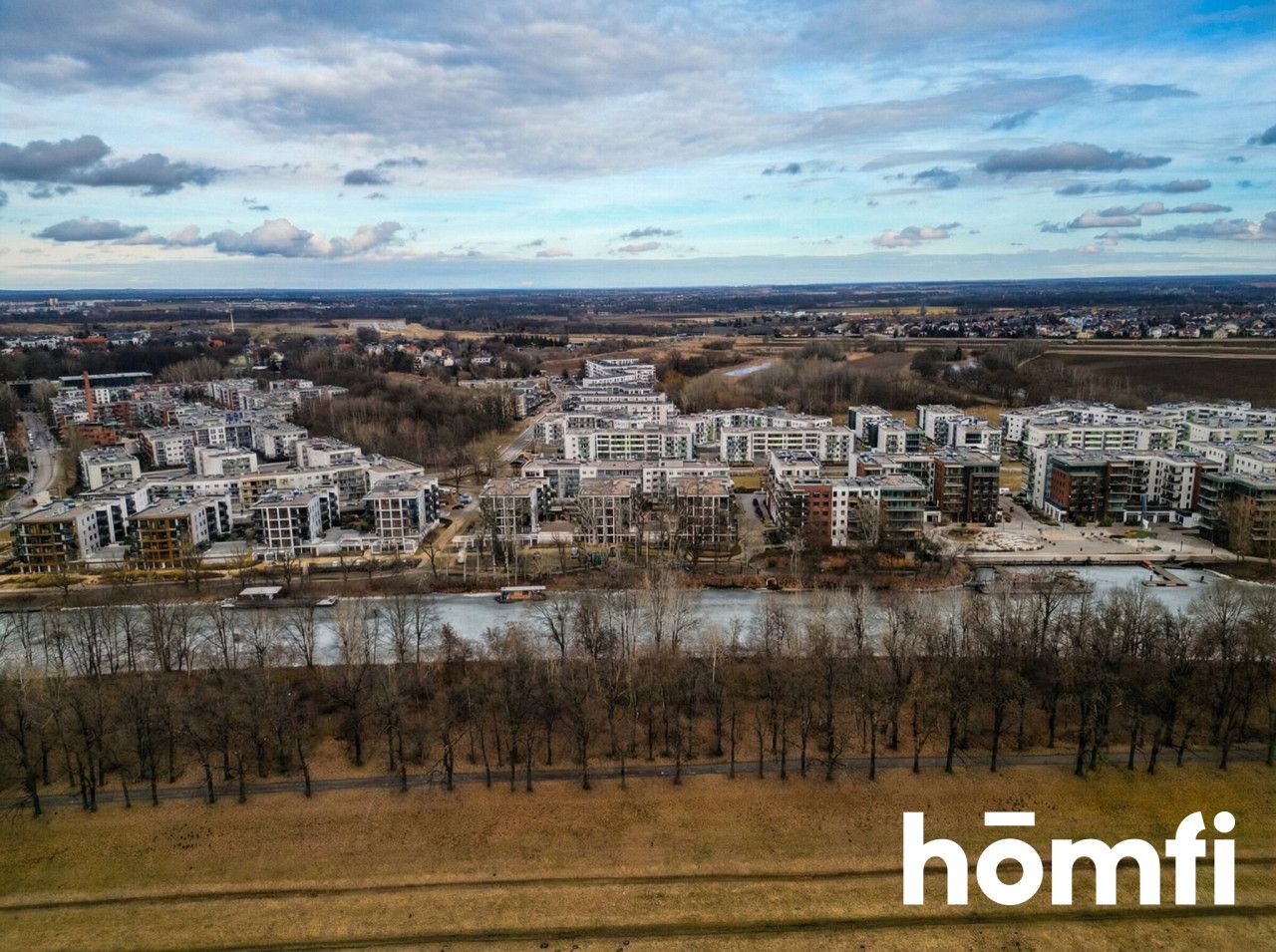 4 pokoje | 77 m² | taras 18 m² | widok na rzekę | 2 miejsca postojowe | komórka lokatorska | Olimpia Port – ul. Ameriga Vespucciego - Mieszkanie - Sprzedaż - Wrocław, Psie Pole / Swojczyce