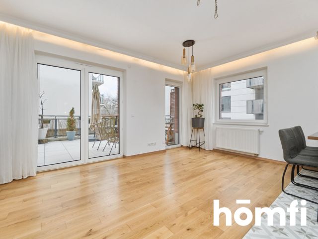 4 rooms | 77 m² | 18 m² terrace | river view | 2 parking spaces | storage unit | Olimpia Port – Ameriga Vespucciego Street - Квартира - Продаж - Wrocław, Psie Pole / Swojczyce