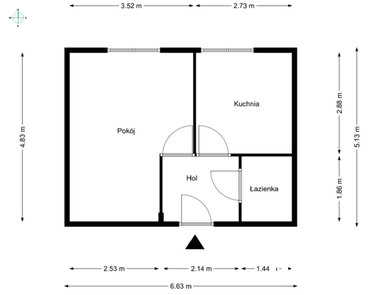 Cozy studio in Grochów for rent - Квартира - Оренда - Warszawa, Praga-Południe
