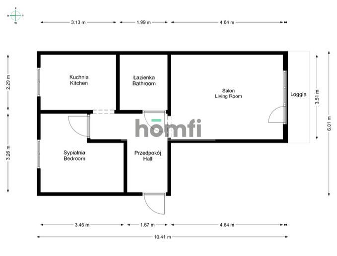 Dwupokojowe mieszkanie na Śródmieściu Radomia - Mieszkanie - Sprzedaż - Radom