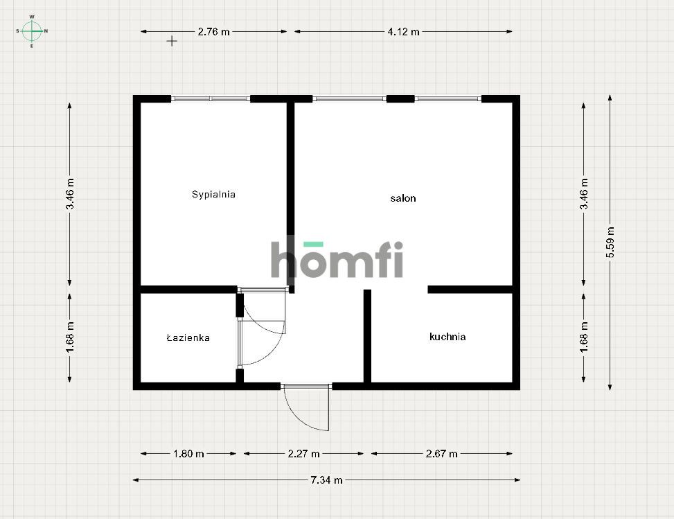a two-room apartment in Wola - Apartment - Sale - Warszawa, Wola / Koło