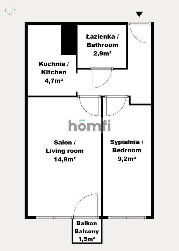 Two-room apartment with sea view | Żabianka - Квартира - Продаж - Gdańsk, Żabianka