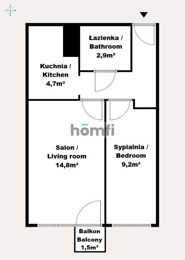 Two-room apartment with sea view | Żabianka - Apartment - Sale - Gdańsk